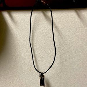 David Yurman cable necklace with David Yurman pendant
